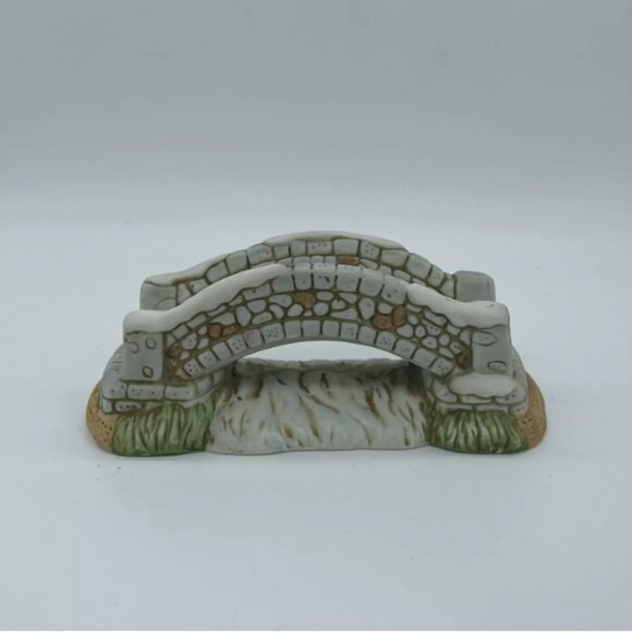 Homco Christmas Village Arched cobblestone Bridge‎ 5106 - Picture 1 of 13